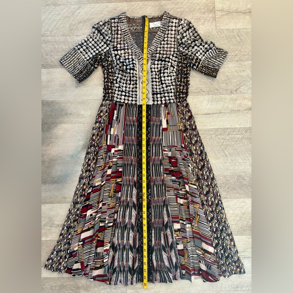 Byron Lars Anthropologie Paillette Pleated Dress - Picture 14 of 14